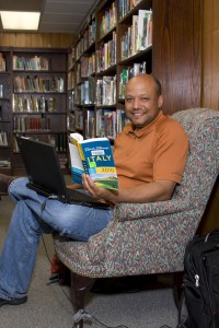 Man Reading at Library - Adult Winter Reading